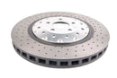 DBA 14-18 Audi RS7 Iron Rotors Front 5000 Series Drilled & Slotted Rotor w/Silver Hat