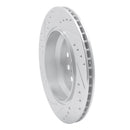 R1 07-17 Lexus LS460 Front & Rear Drilled & Slotted Silver Brake Rotor Set