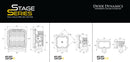 Diode Dynamics 17-22 Ford F250/F350/F450/F550 Super Duty Stage Series Backlit Ditch Light Kit