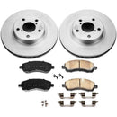 Power Stop 97-99 Subaru Legacy Front & Rear Z17 Evolution Geomet Coated Brake Kit
