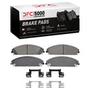 DFC 05-18 Chrysler 300 Front & Rear Geospec Rotors with 5000 Advanced Brake Pads w/Hardware