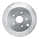 R1 22-24 Subaru WRX Front & Rear Drilled & Slotted Silver Brake Rotor Set