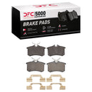 DFC 03-06 Volkswagen Golf R/Golf Rear 5000 Advanced Low Metallic Brake Pads and Hardware Kit