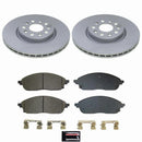 Power Stop 22-24 Jeep Grand Cherokee Front and Rear Z17 Coated Brake Kit