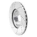 R1 04-08 Acura TL Front & Rear Drilled & Slotted Silver Brake Rotor Set