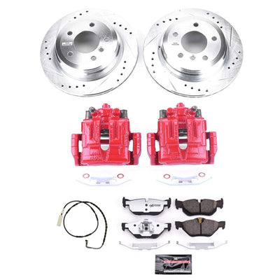 Power Stop 2007 BMW 328xi Front & Rear Z26 Street Warrior Brake Kit w/Calipers
