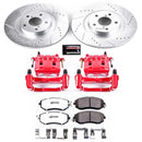 Power Stop 13-14 Subaru Legacy Front & Rear Z26 Street Warrior Brake Kit w/Calipers
