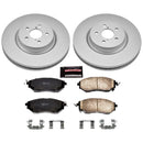 Power Stop 10-14 Subaru Legacy Front & Rear Z17 Evolution Geomet Coated Brake Kit