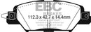 EBC S10 Brake Pad and Rotor Kit
