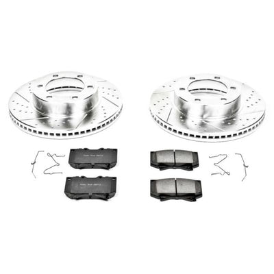 Power Stop 01-02 Toyota Sequoia Front Z23 Evolution Sport Brake Kit w/Calipers