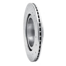 R1 16-25 Dodge Attitude (Mexico) Front Right Drilled & Slotted Silver Brake Rotor