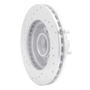 R1 98-02 Ford Ranger (USA/Canada) Front Right Drilled & Slotted Silver Brake Rotor