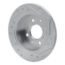 R1 88-91 Honda Accord Front & Rear Drilled & Slotted Silver Brake Rotor Set