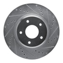 R1 05-06 Pontiac GTO Front & Rear Drilled & Slotted Silver Brake Rotor Set