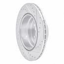 R1 07-18 BMW X5 Front & Rear Drilled & Slotted Silver Brake Rotor Set