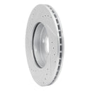 R1 02-08 Mini Cooper Front Drilled & Slotted Silver Brake Rotor Set