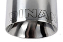 Dinan Double-Walled 4in Clamp-On Exhaust Tip - Polished - 4in Outlet / 2.5in Inlet