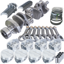 Eagle Chevy 350 1Pc 3.750in Int Balance Crank 5.700in I-Beam Rods 4.030in Pistons Rotating Assembly