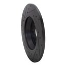 R1 18-25 Audi Q3 Front & Rear Drilled & Slotted Black Brake Rotor Set