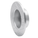 R1 67-72 Volvo 164 Front Left Drilled & Slotted Silver Brake Rotor