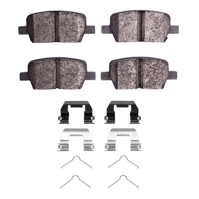 DFC 16-24 Buick Enclave Rear Euro 5000 Ceramic Brake Pads and Hardware Kit