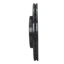 R1 14-19 Mercedes-Benz CLA250 Rear Right Drilled & Slotted Black Brake Rotor