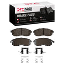 DFC 07-12 Nissan Sentra Front 5000 Advanced Ceramic Brake Pads and Hardware Kit