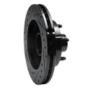 R1 98-02 Ford Ranger (USA/Canada) Front Right Drilled & Slotted Black Brake Rotor