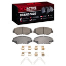 DFC 08-12 Honda Accord Front & Rear Drill/Slot Geoperf Rotors Active Performance Pads w/Hardware