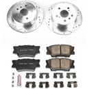 Power Stop 07-12 Lexus ES350 Rear Z23 Evolution Sport Brake Kit w/Calipers