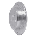 R1 06-18 Toyota RAV4 Front & Rear Drilled & Slotted Silver Brake Rotor Set