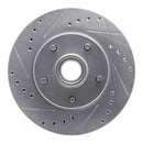 R1 78-90 Buick Electra Front Drilled & Slotted Silver Brake Rotor Set