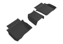 3D MAXpider 2017-2019 Buick Lacrosse Kagu 1st & 2nd Row Floormats - Black