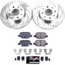 Power Stop 13-18 Fiat 500 Front & Rear Z23 Evolution Sport Brake Kit