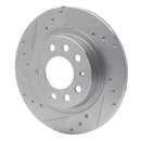 R1 06-10 Pontiac Solstice Front & Rear Drilled & Slotted Silver Brake Rotor Set