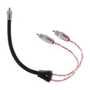 DS18 Level 3 RCA Wire Y Connector 1 Female to 2 Male Black + Red Kit