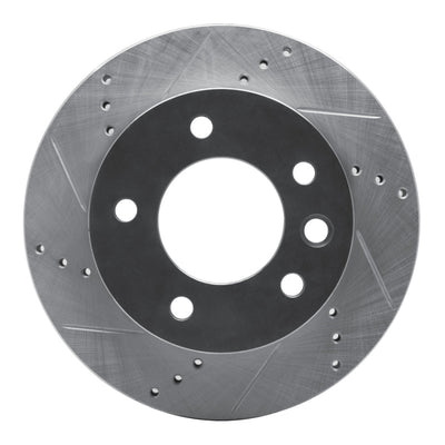 R1 02-06 Dodge Sprinter 2500 Front Left Drilled & Slotted Silver Brake Rotor
