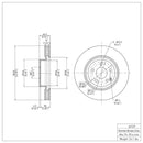 DFC GeoSPEC Coated Rotors - Plain