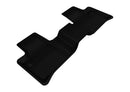 3D MAXpider 2006-2011 Mercedes-Benz ML-Class W164 Kagu 1st & 2nd Row Floormats - Black