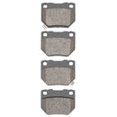 DFC 89-96 Nissan 300ZX Rear 5000 Advanced Semi Metallic Brake Pads and Hardware Kit