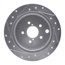 R1 17-23 Subaru Crosstrek Front & Rear Drilled & Slotted Silver Brake Rotor Set