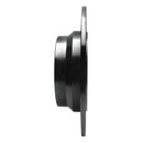 R1 03-16 Mercedes-Benz E280 (Canada) Rear Right Drilled & Slotted Black Brake Rotor