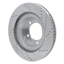 R1 07-22 Toyota Land Cruiser Front & Rear Drill & Slot Silver Rotors