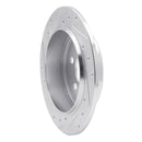 R1 95-03 Chrysler PT Cruiser Rear Right Drilled & Slotted Silver Brake Rotor