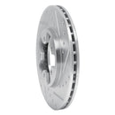 R1 84-88 Nissan 300ZX Front & Rear Drilled & Slotted Silver Brake Rotor Set