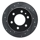 R1 19-25 Freightliner Sprinter 2500 Front & Rear Drilled & Slotted Black Brake Rotor Set