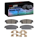 DFC 07-20 Cadillac Escalade Rear Geospec Rotors w/4000 HybriDynamic Brake Pads w/Hardware