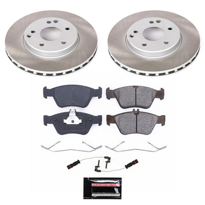 Power Stop 96-97 Mercedes-Benz E300 Front and Rear Semi-Coated Rotor Kit
