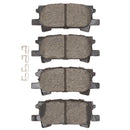 DFC 04-09 Toyota Highlander Hybrid Rear 4000 Hybridynamic Brake Pads