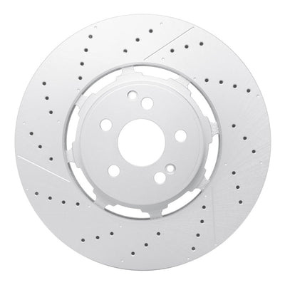 DFC 21-25 Mercedes-Benz Gle63 AMG S Suv Rear Drilled & Slotted Hi-Carbon Alloy GEOMET Coated Rotor